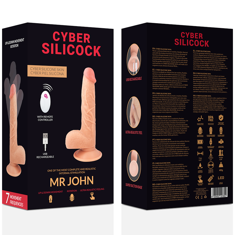 Cyber Silicock Remote Control Realistic Mr John - UABDSM