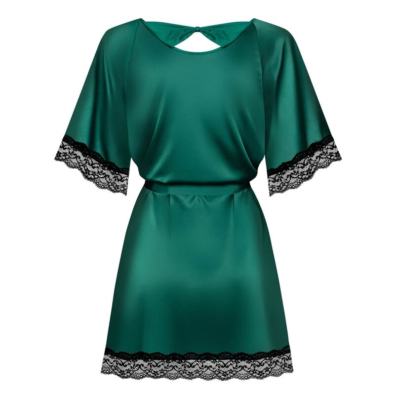 Obsessive - Sensuelia Peignoir - Green S/m - UABDSM