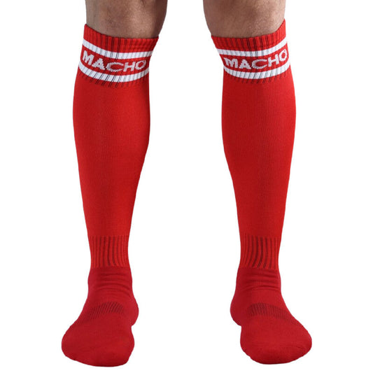 Macho Male Long Socks One Size - Red Macho Male Long Socks One Size - Red - UABDSM