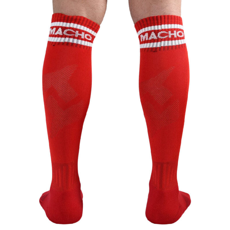 Macho Male Long Socks One Size - Red - UABDSM