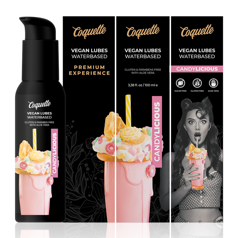 Coquette Chic Desire Premium Experience 100ml Vegan Lubes Candylicious - UABDSM