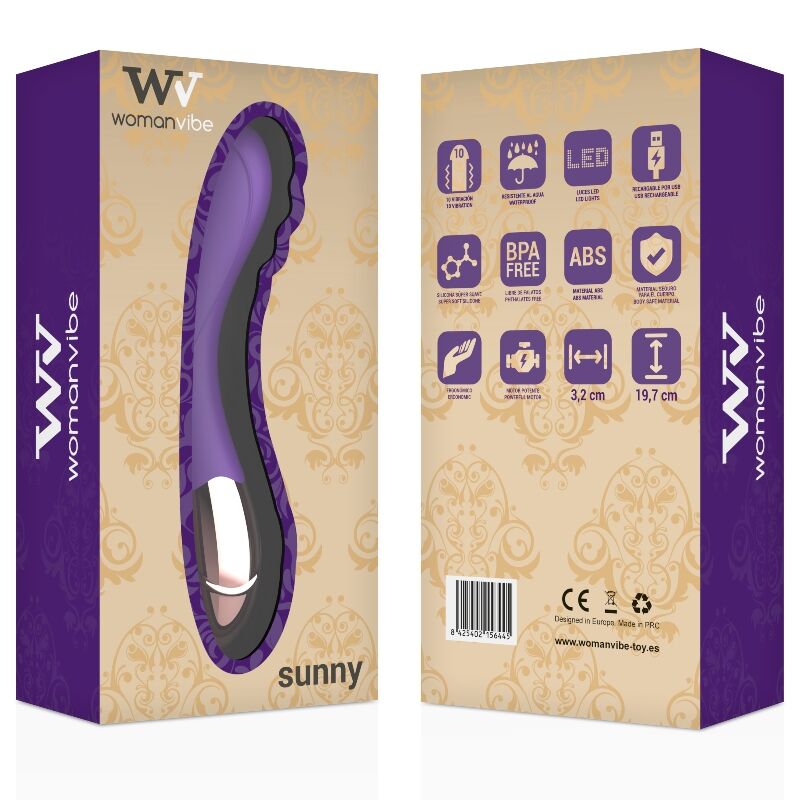Womanvibe Sunny Silicone Rechargeable Vibrator - UABDSM