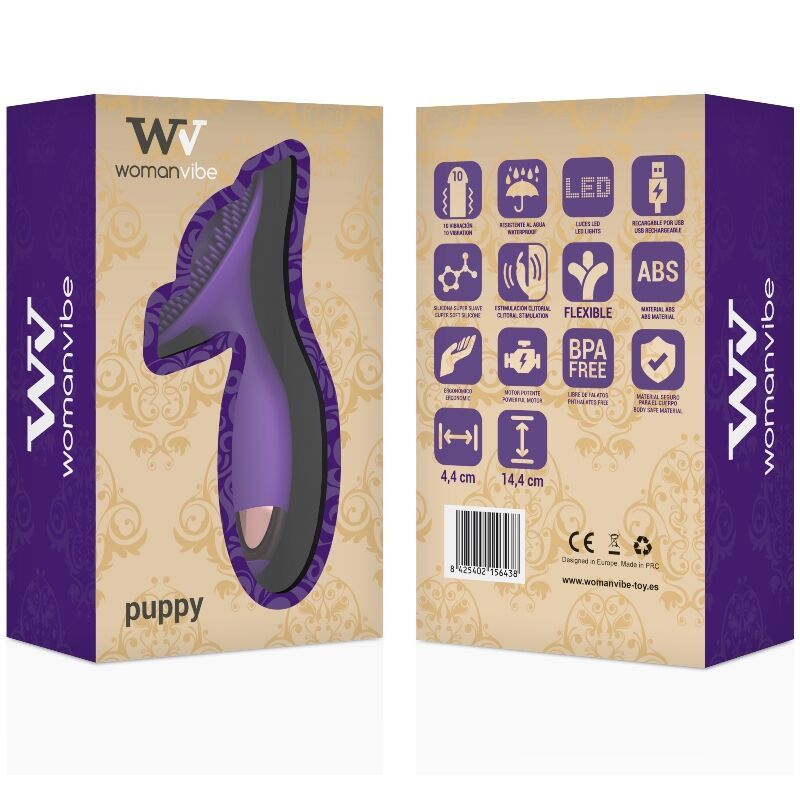 Womanvibe Puppy Stimulator Rechargeable Silicone - UABDSM