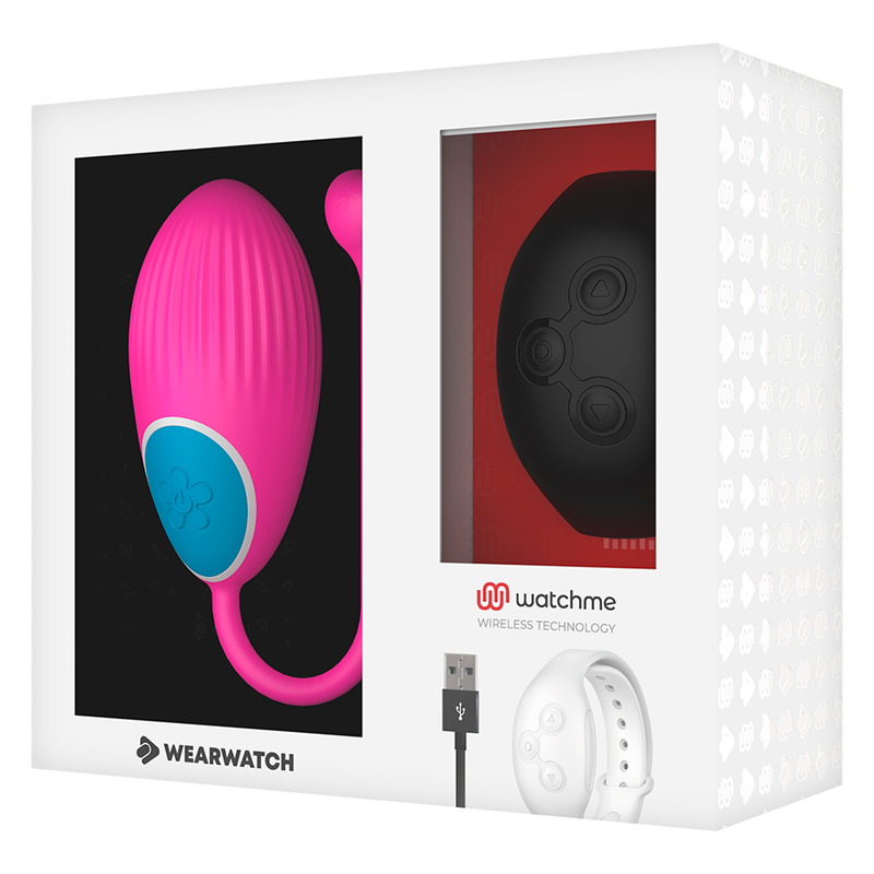 Wearwatch Egg Wireless Technology Watchme Fuchsia / Jet Black - UABDSM