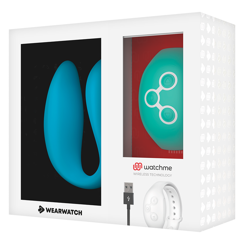 Wearwatch Dual Pleasure Wireless Technology Watchme Indigo / Aquamarine - UABDSM
