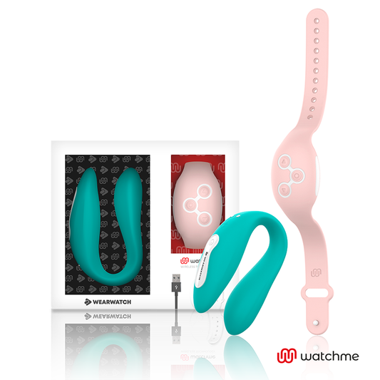 Wearwatch Dual Pleasure Wireless Technology Watchme Light Aquamarine / Coral - UABDSM