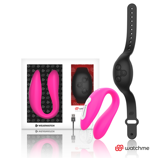 Wearwatch Dual Pleasure Wireless Technology Watchme Fuchsia / Jet Black - UABDSM
