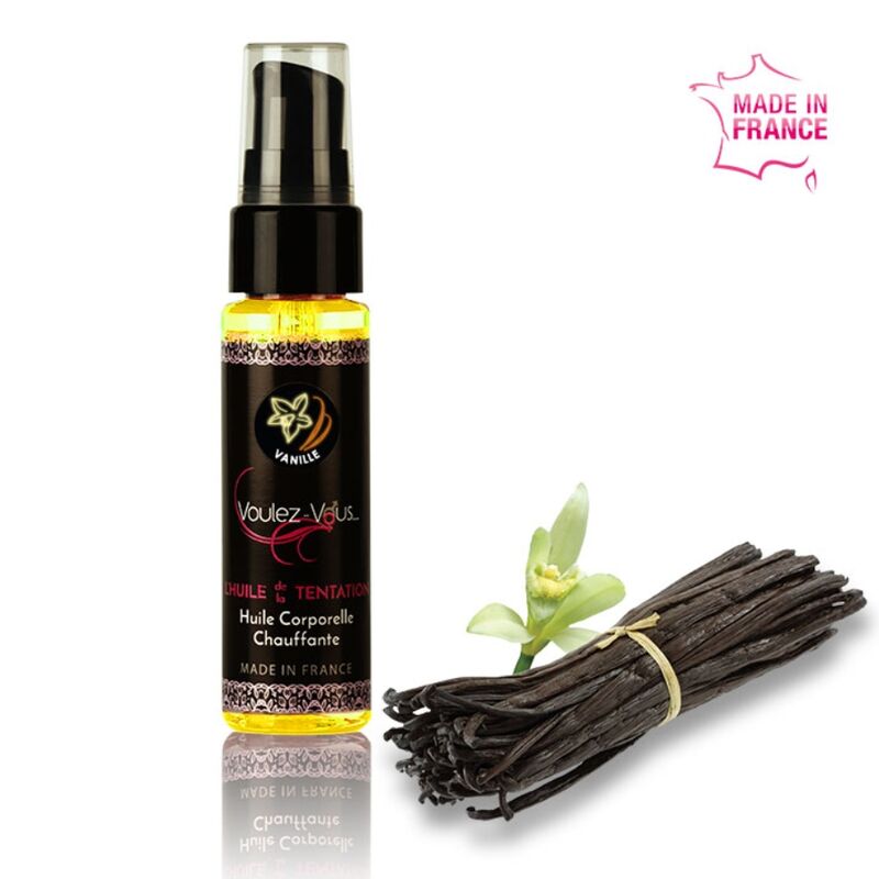 Voulez-vous Warming Body Oil- Vanilla 35 Ml - UABDSM