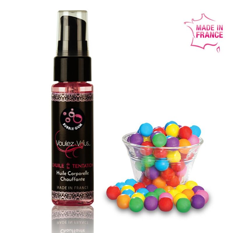 Voulez-vous Warming Body Oil- Bubblegum 35 Ml - UABDSM