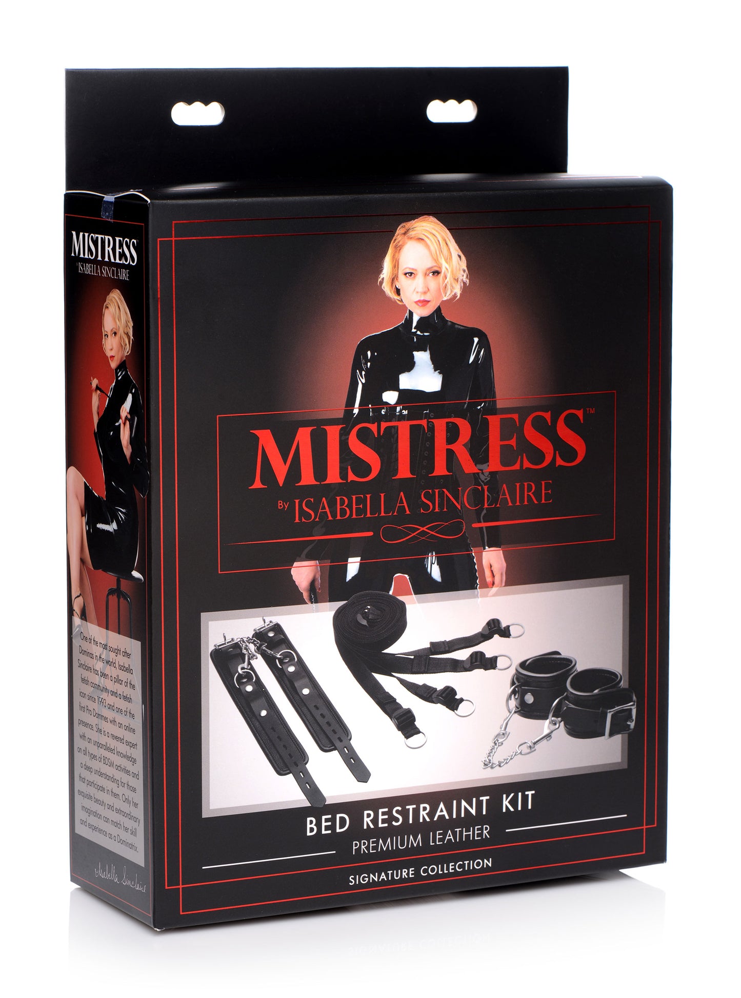 Isabella Sinclaire Leather Bed Restraint Kit - UABDSM