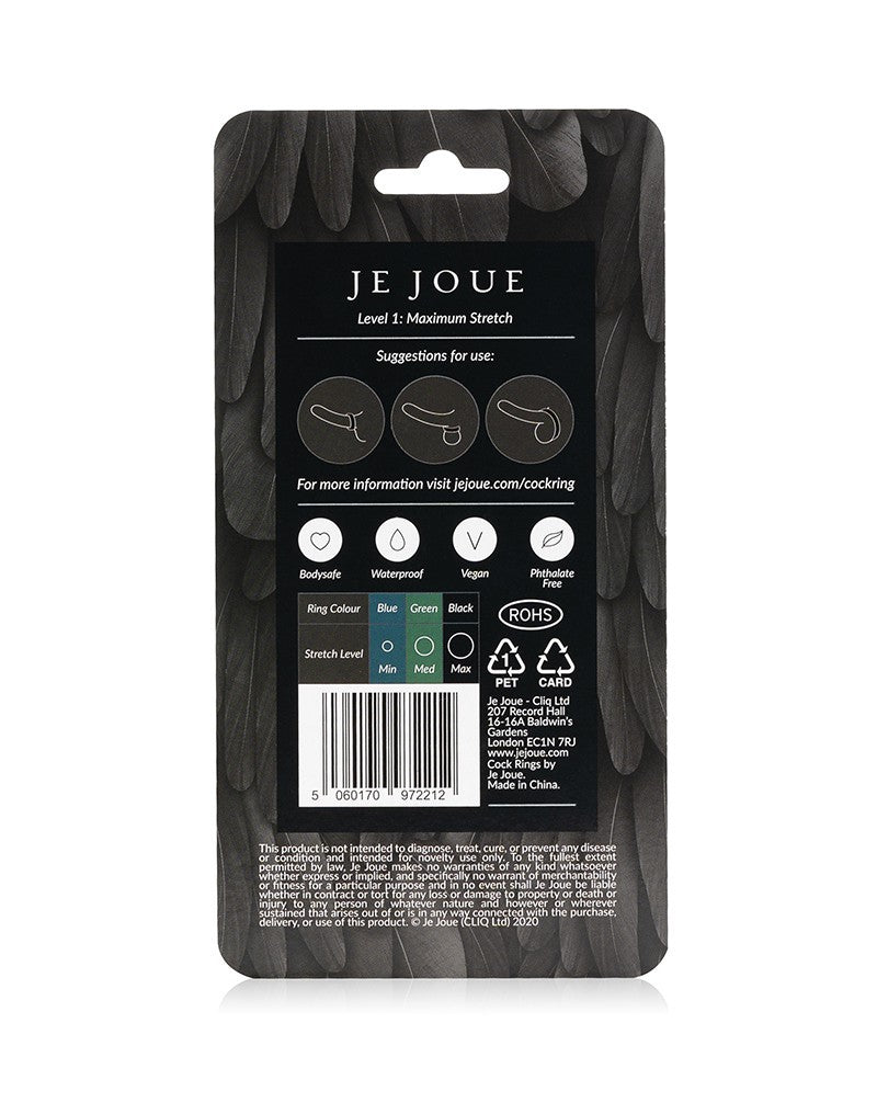 Je Joue - C-Ring Maximum - Cockring - Black - UABDSM