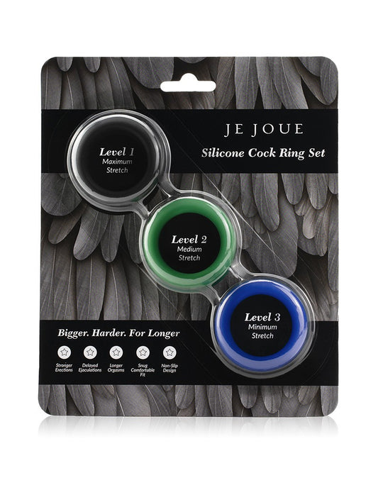 Je Joue - C-Ring - Cock Ring Set Of 3 - UABDSM