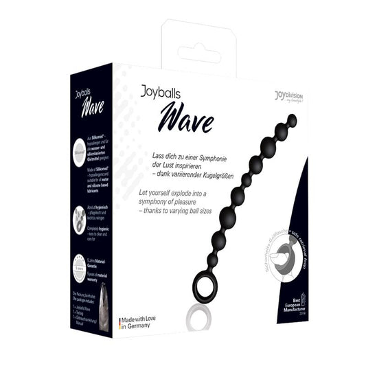 Joyballs Anal Wave Long - Black Joyballs Anal Wave Long - Black - UABDSM