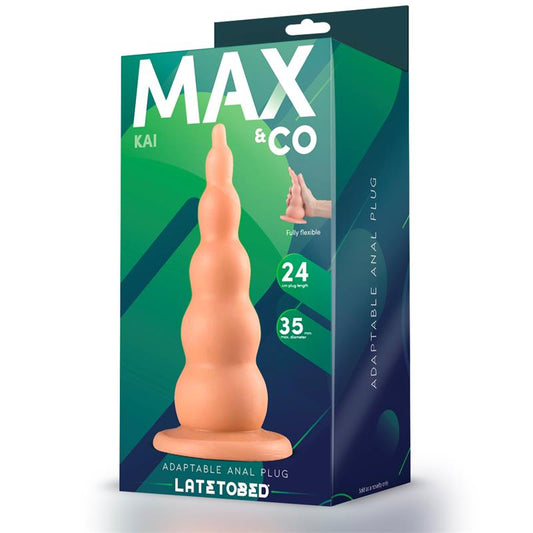 Kai Adaptable Butt Plug Flesh 94 - 24 cm - UABDSM