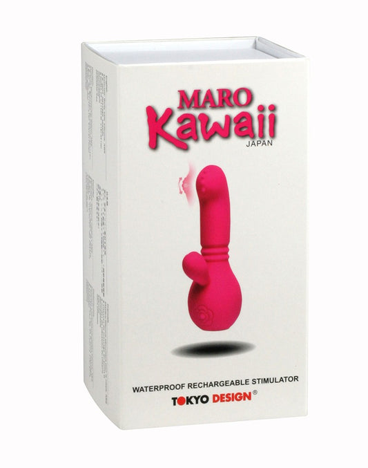 Kawaii - Maro 5 - Rabbit Vibrator - Cerise - UABDSM