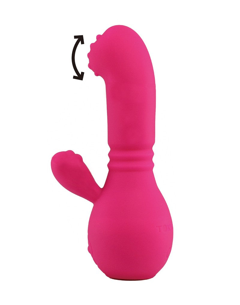 Kawaii - Maro 5 - Rabbit Vibrator - Cerise - UABDSM