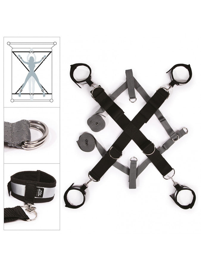 Keep Still - FSoG Over The Bed Cross Restraint - UABDSM