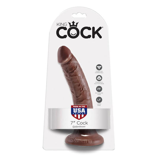 King Cock 1778 cm Cock - Brown - UABDSM