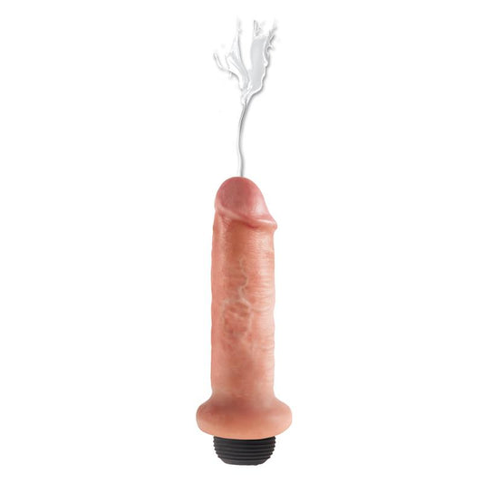 King Cock 6 Squirting Cock - Flesh King Cock 6 Squirting Cock - Flesh - UABDSM