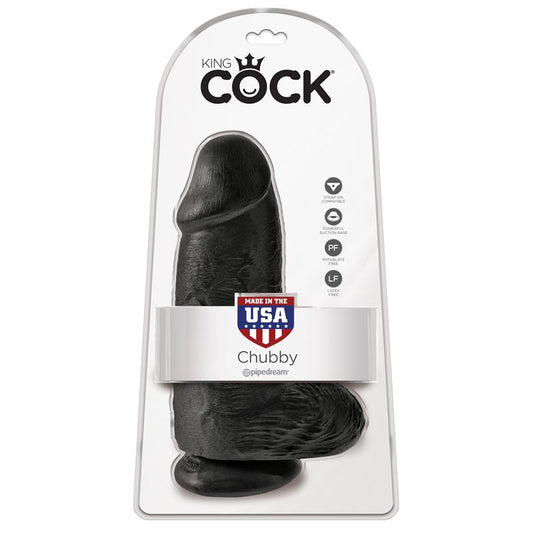King Cock Chubby 9 - Black - UABDSM