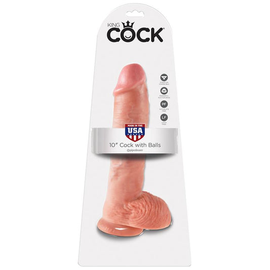 King Cock Cock with Balls 10 - Flesh - UABDSM