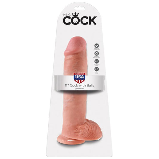 King Cock Cock with Balls 11 - Flesh - UABDSM