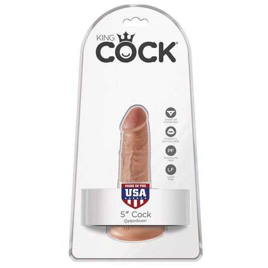 King Cock Dildo 5 - Tan - UABDSM