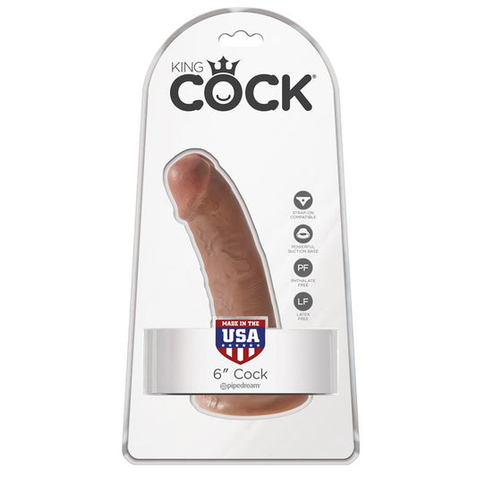 King Cock Dildo 6 - Tan - UABDSM