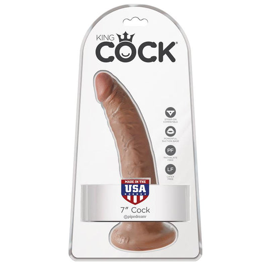 King Cock Dildo 7 - Tan - UABDSM