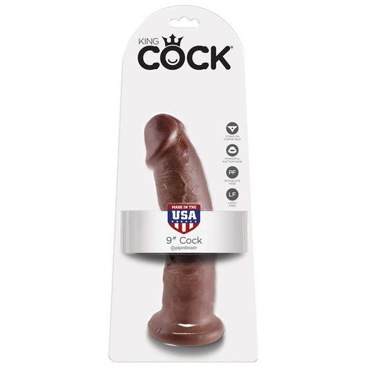 King Cock Dildo 9 - Brown - UABDSM
