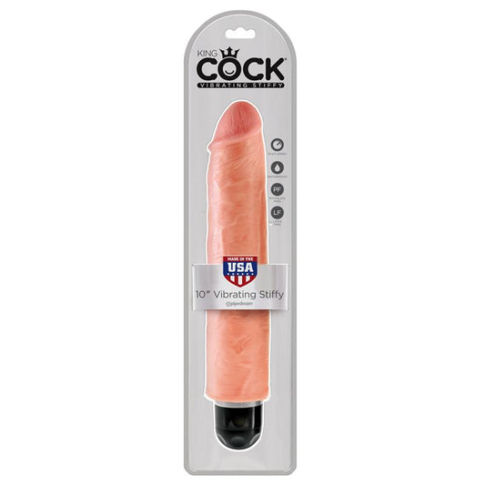 King Cock Vibrating Stiffy 10 - Flesh - UABDSM