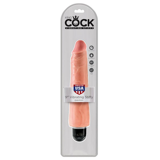 King Cock Vibrating Stiffy 9 - Flesh - UABDSM