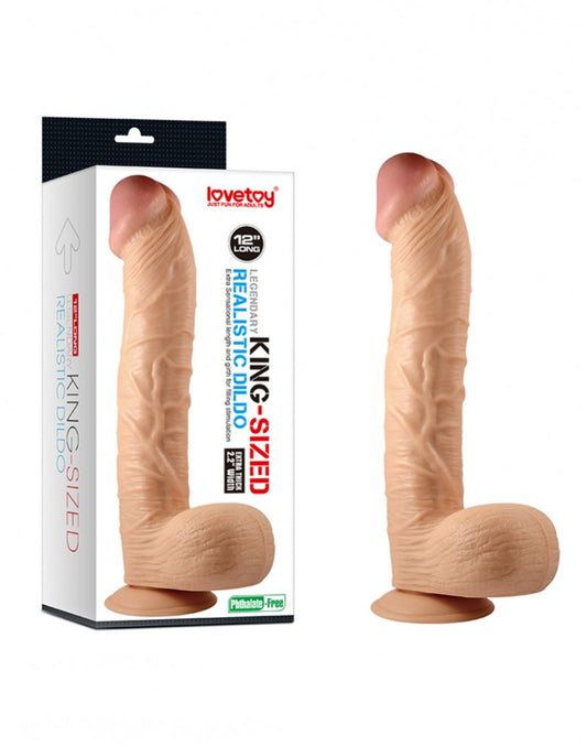 King-Sized Legendary Realistic Dildo 12 King-Sized Legendary Realistic Dildo 12 - UABDSM