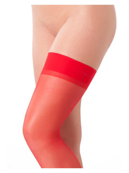 Amorable By Rimba - Stockings - One Size - Red Amorable By Rimba - Stockings - One Size - Red - UABDSM