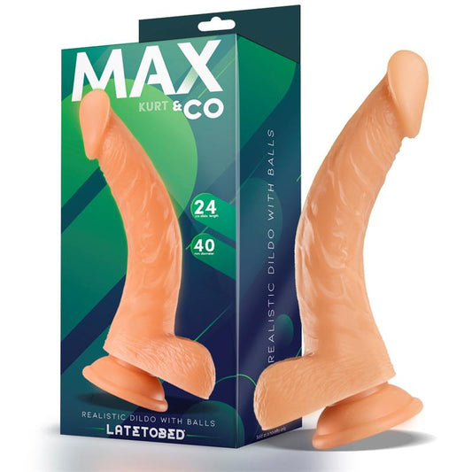 Kurt Realistic Dildo with Testicles Flesh 94 - 24 cm Kurt Realistic Dildo with Testicles Flesh 94 - 24 cm - UABDSM