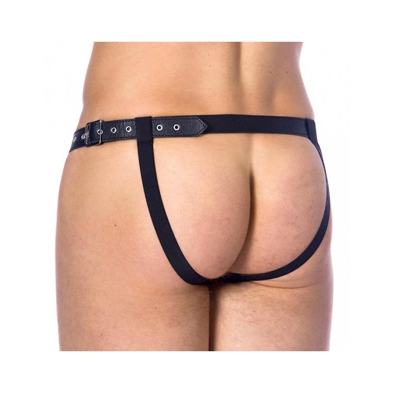 Leather Adjustable Briefs One Size - UABDSM