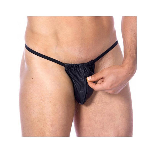 Leather Adjustable G-string One size Leather Adjustable G-string One size - UABDSM