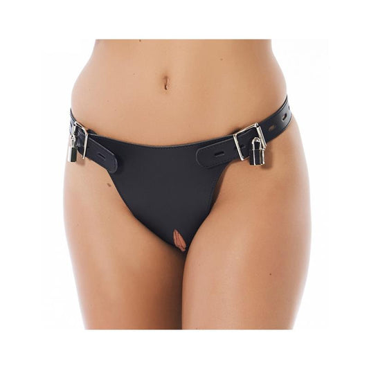 Leather Chastity Briefs Adjustable Leather Chastity Briefs Adjustable - UABDSM