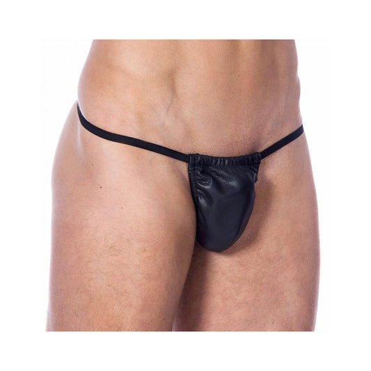 Leather G-string Elastic One size Leather G-string Elastic One size - UABDSM