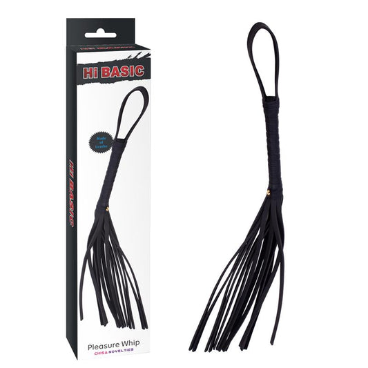 Leather Whip 72 cm Black - UABDSM