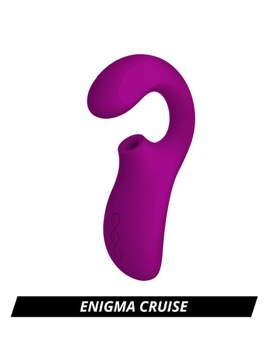 LELO - Enigma Cruise - Dual Stimulation Sonic Massager - Deep Rose LELO - Enigma Cruise - Dual Stimulation Sonic Massager - Deep Rose - UABDSM