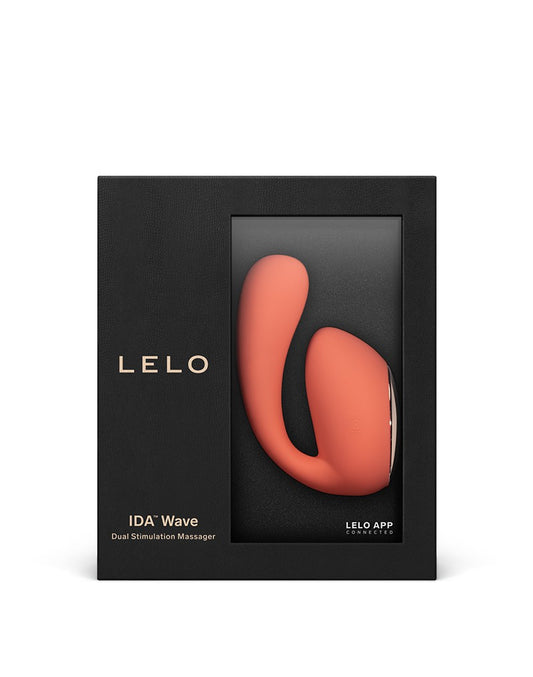 LELO - IDA Wave - Dual Stimulation Massager (with App Control) - Coral - UABDSM