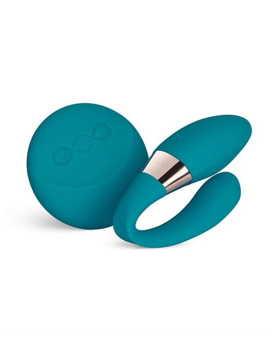 LELO - Tiani Duo - Couple Vibrator With Remote Control - Ocean Blue LELO - Tiani Duo - Couple Vibrator With Remote Control - Ocean Blue - UABDSM