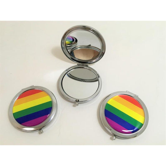 LGBT+ Pride Double Round Mirror LGBT+ Pride Double Round Mirror - UABDSM