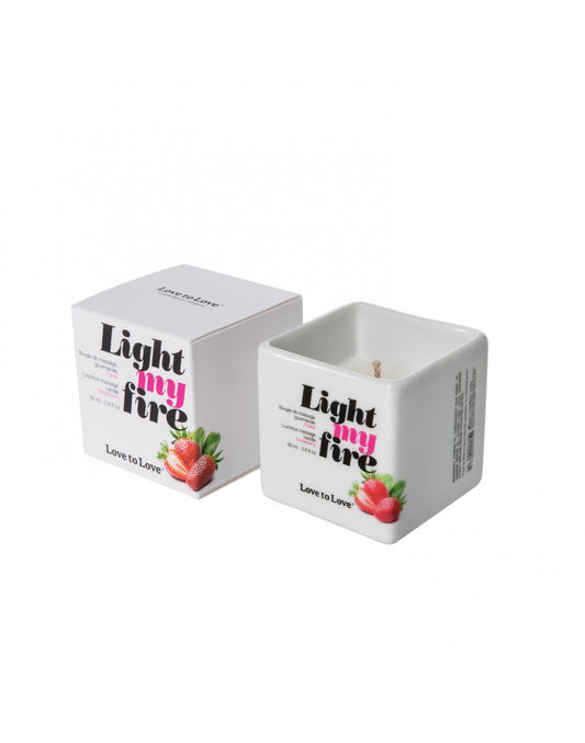 Light My Fire Luscious Massage Candle - Strawberry - UABDSM