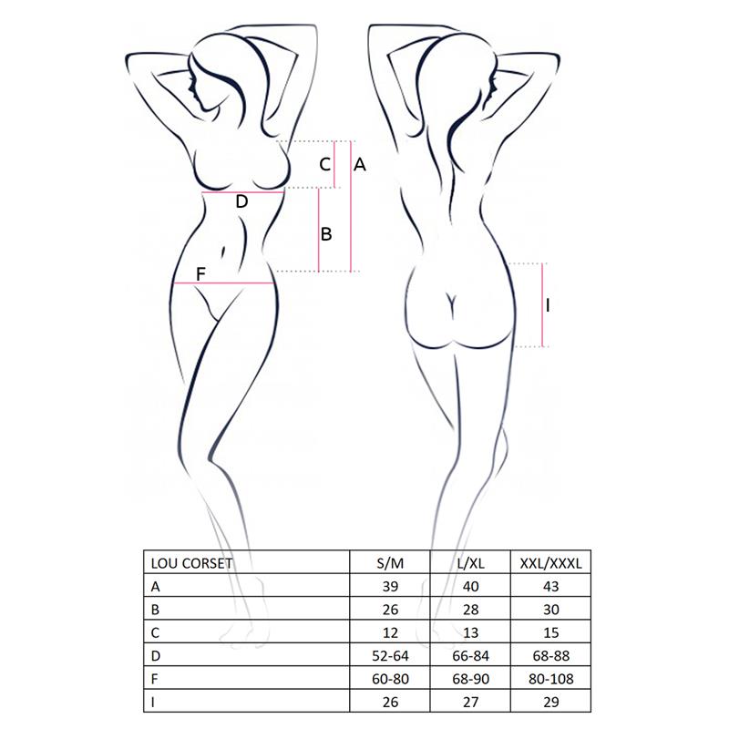 Lou Corset Black - UABDSM