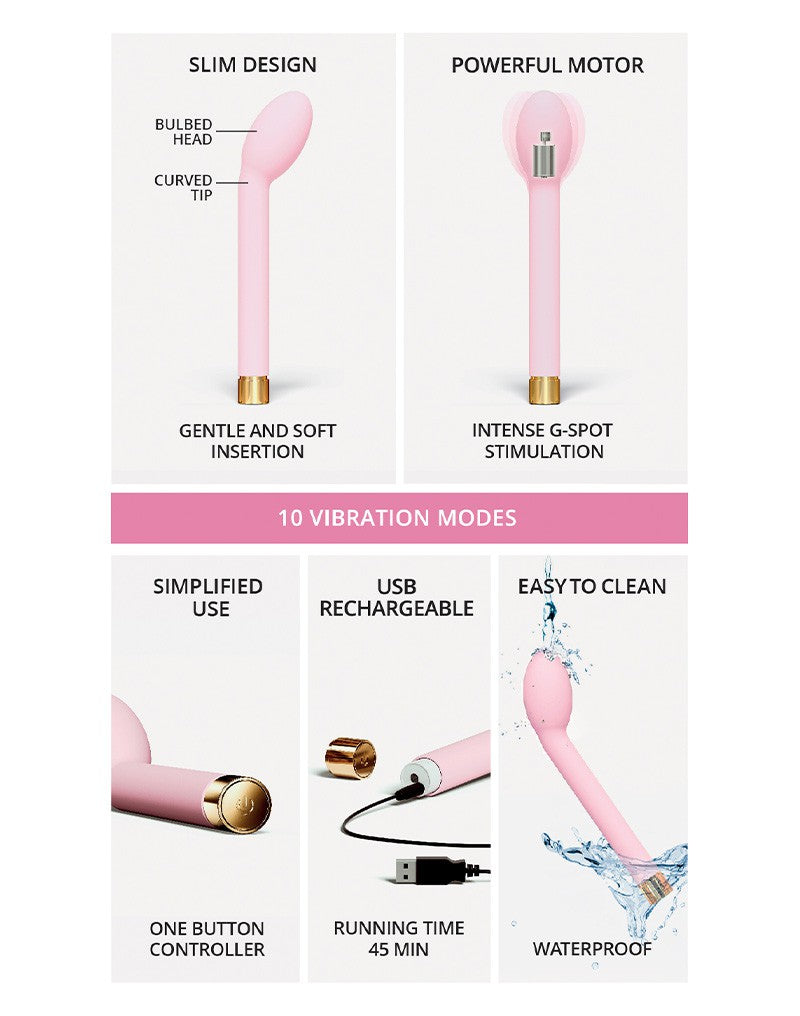 Love To Love - O.M.G. - G-Spot Vibrator - Pink - UABDSM
