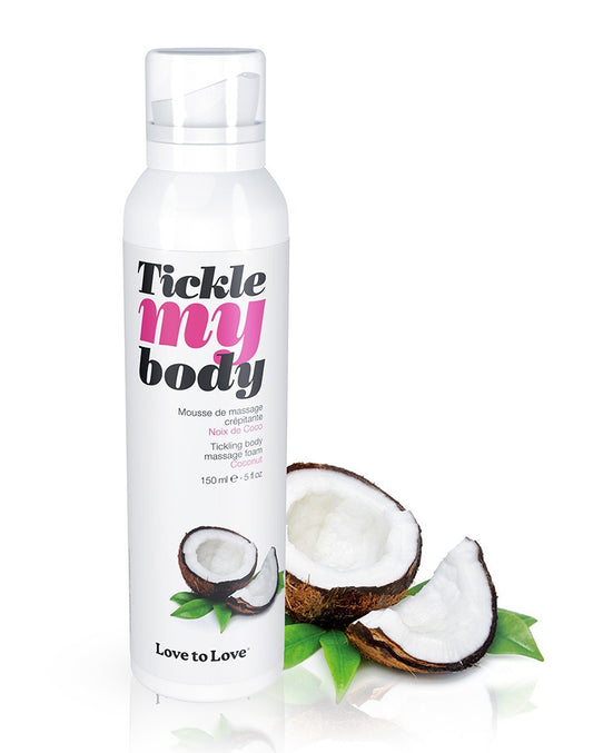 Love To Love - Tickle My Body - Massage Foam - Coconut - 150 Ml Love To Love - Tickle My Body - Massage Foam - Coconut - 150 Ml - UABDSM