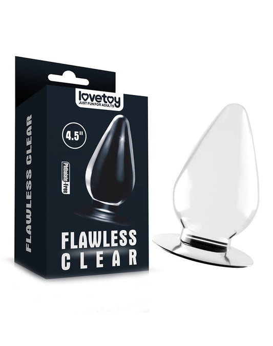 Love Toy - Flawless Clear Anal Plug 11.5 Cm Love Toy - Flawless Clear Anal Plug 11.5 Cm - UABDSM
