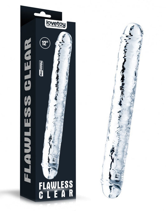 Love Toy - Flawless Clear Double Dildo 30 Cm Love Toy - Flawless Clear Double Dildo 30 Cm - UABDSM